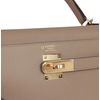 Hermès Kelly Sellier 32 Special Order HSS Verso Gris Asphalt / Feu Epsom GHW