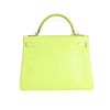 Hermès Kelly Retourne 32 Limited Edition Candy Series Kiwi / Lichen Epsom PHW