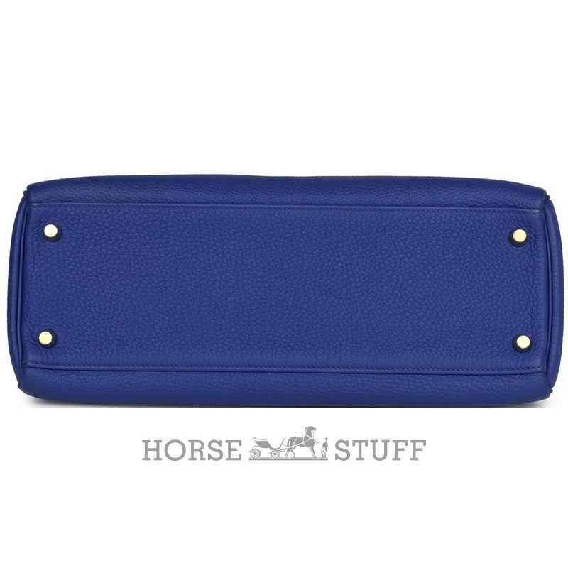 Hermes Kelly Retourne 32 Blue Electrique Togo GHW