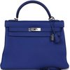 Hermes Kelly Retourne 32 Blue Electrique Togo PHW