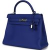 Hermes Kelly Retourne 32 Blue Electrique Togo PHW