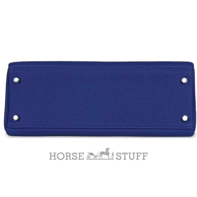 Hermes Kelly Retourne 32 Blue Electrique Togo PHW