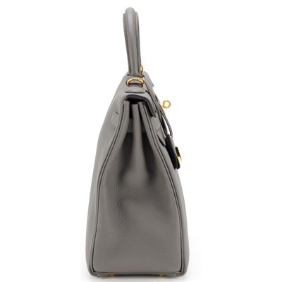 Hermes Kelly Retourne 32 Etain Togo GHW