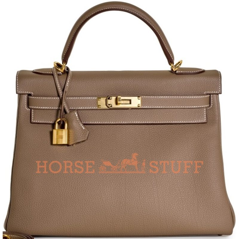 Hermes Kelly Retourne 32 Etoupe Togo GHW