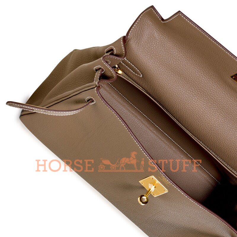 Hermes Kelly Retourne 32 Etoupe Togo GHW