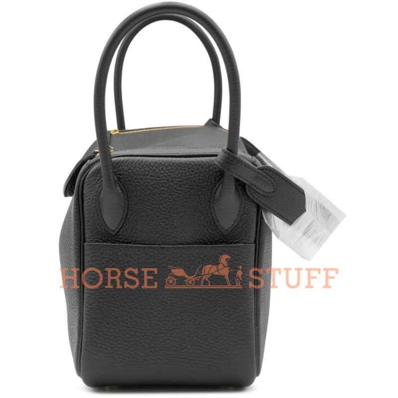 Hermès Lindy 26 Black Clemence GHW