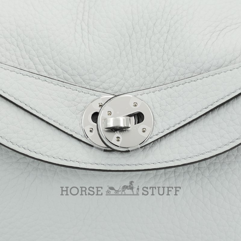 Hermès Lindy 26 Blue Pale Clemence PHW