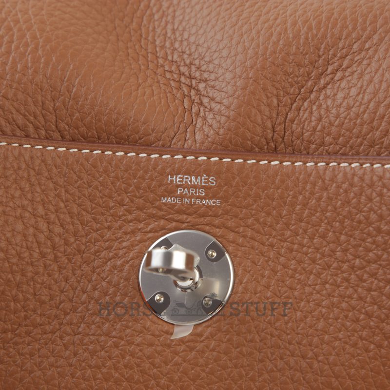 Hermès Lindy 26 Gold Clemence PHW