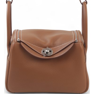 Hermès Lindy 26 Gold Clemence PHW