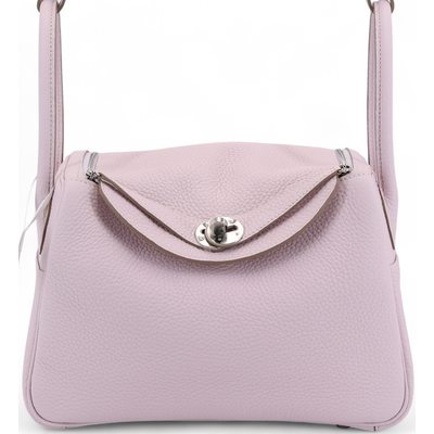 Hermès Lindy 26 Mauve Pale Clemence PHW