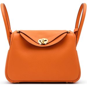 Hermès Lindy 26 Orange Clemence GHW