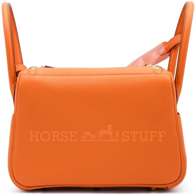 Hermès Lindy 26 Orange Clemence GHW