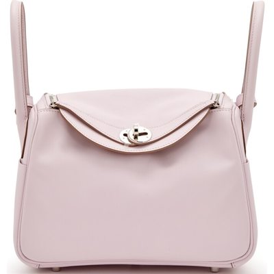 Hermès Lindy 26 Mauve Pale Swift PHW