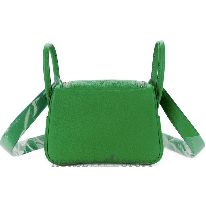 Hermès Lindy Mini Bambou Clemence PHW