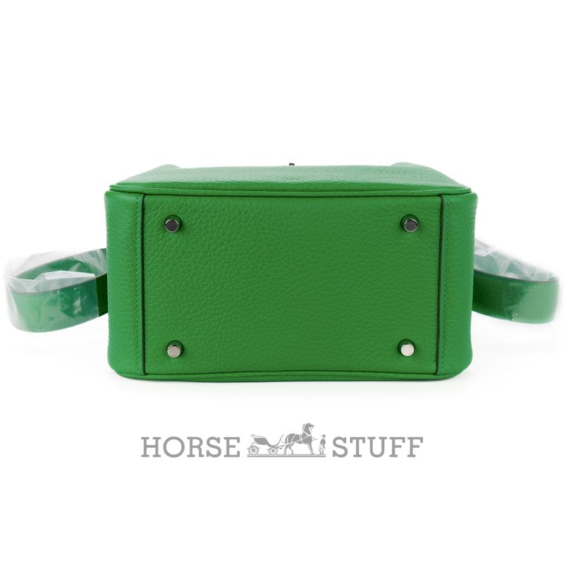 Hermès Lindy Mini Bambou Clemence PHW