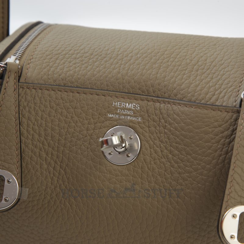 Hermès Lindy Mini Beige Marfa Clemence PHW