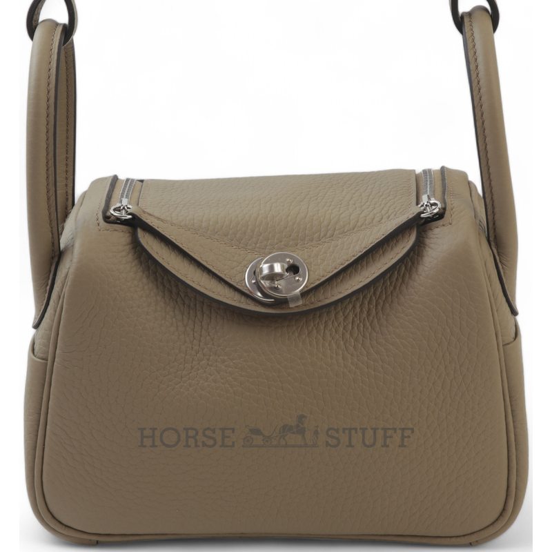 Hermès Lindy Mini Beige Marfa Clemence PHW