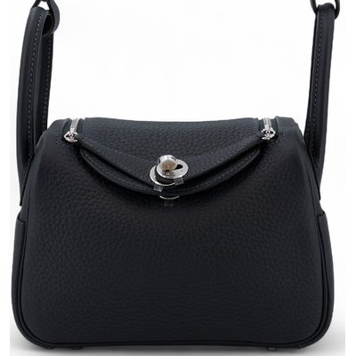 Hermès Lindy Mini Caban Clemence PHW