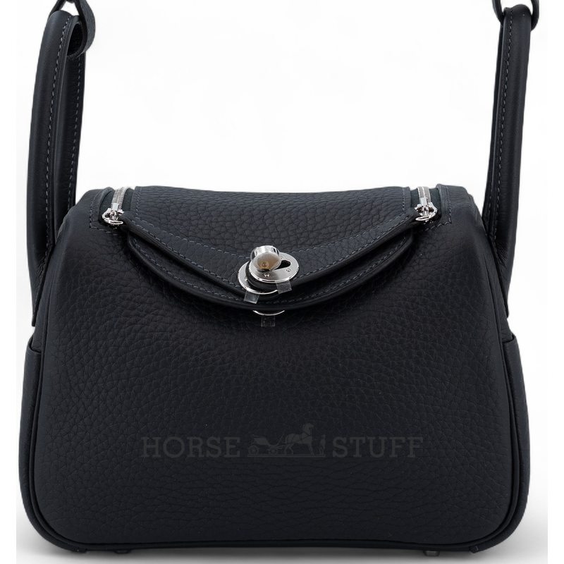 Hermès Lindy Mini Caban Clemence PHW