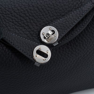 Hermès Lindy Mini Caban Clemence PHW