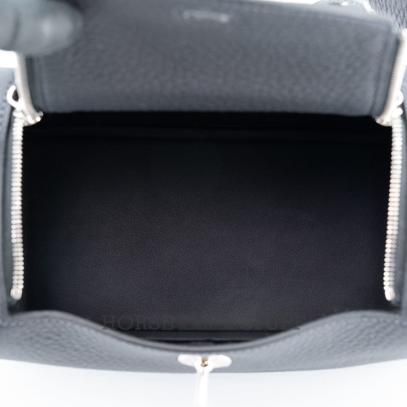 Hermès Lindy Mini Caban Clemence PHW