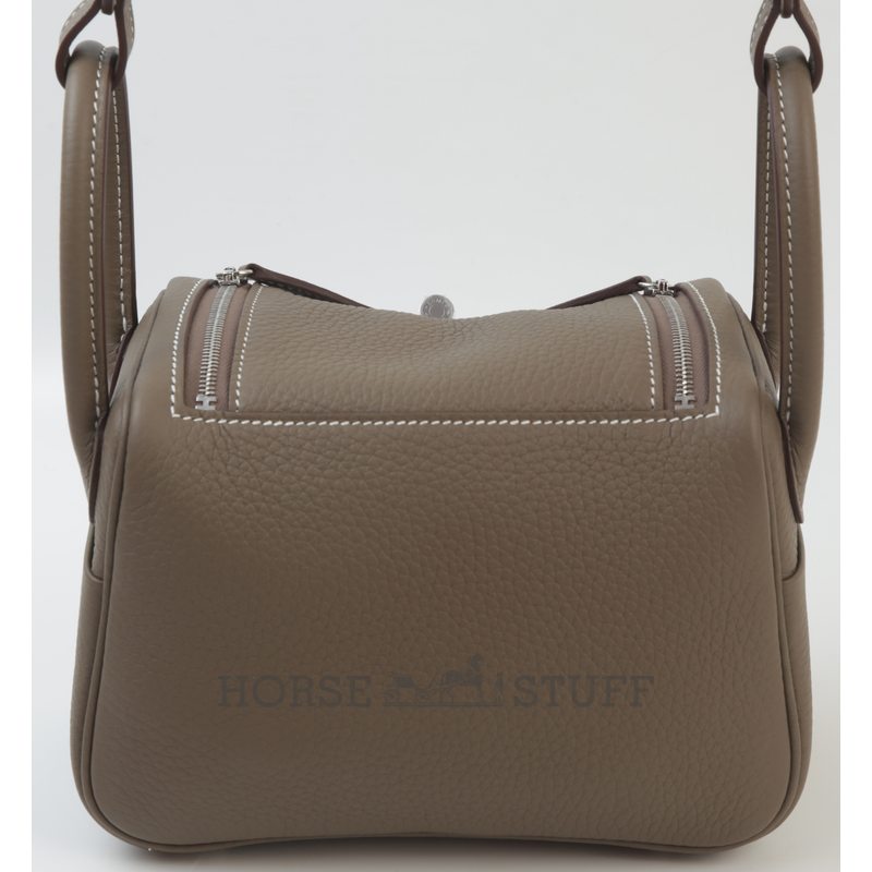 Hermès Lindy Mini Etoupe Clemence PHW