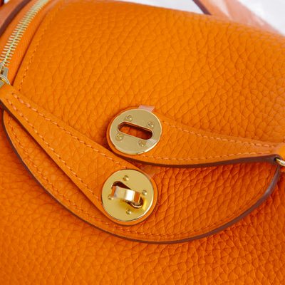 Hermès Lindy Mini Feu Clemence GHW