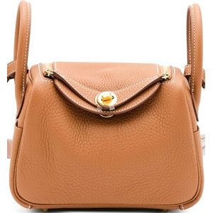 Hermès Lindy Mini Gold Clemence GHW