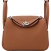 Hermès Lindy Mini Gold Clemence PHW