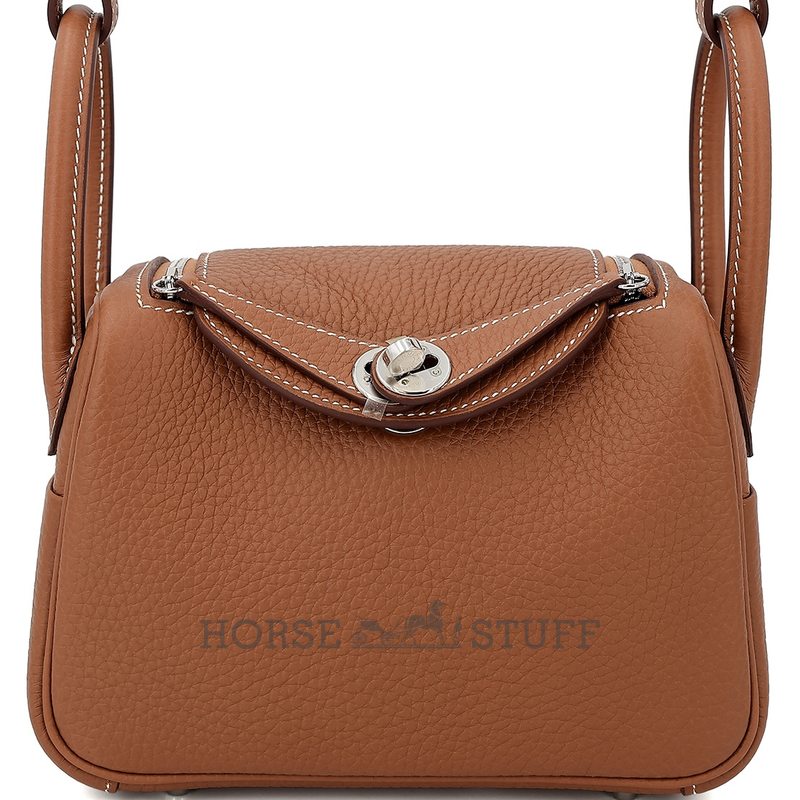 Hermès Lindy Mini Gold Clemence PHW