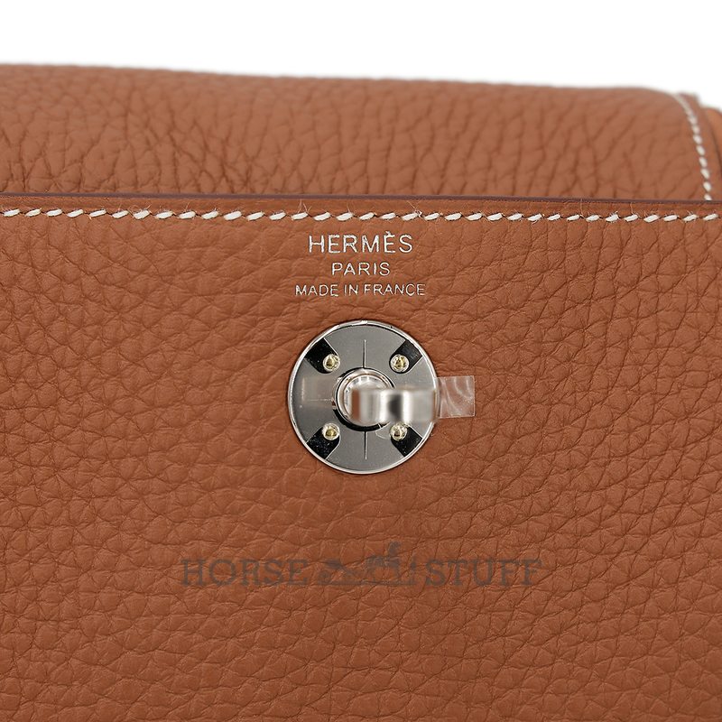 Hermès Lindy Mini Gold Clemence PHW