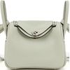 Hermès Lindy Mini Gris Neve Clemence PHW