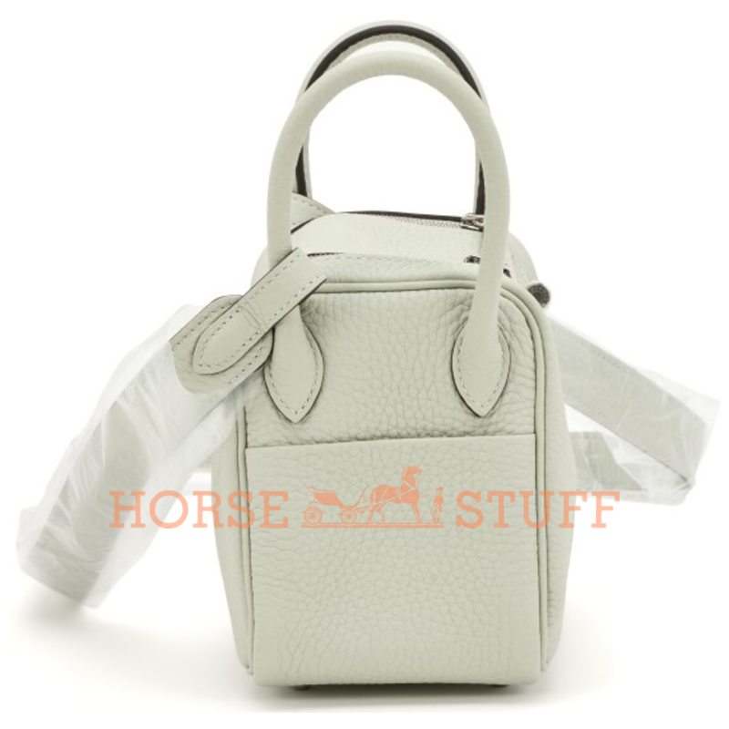 Hermès Lindy Mini Gris Neve Clemence PHW