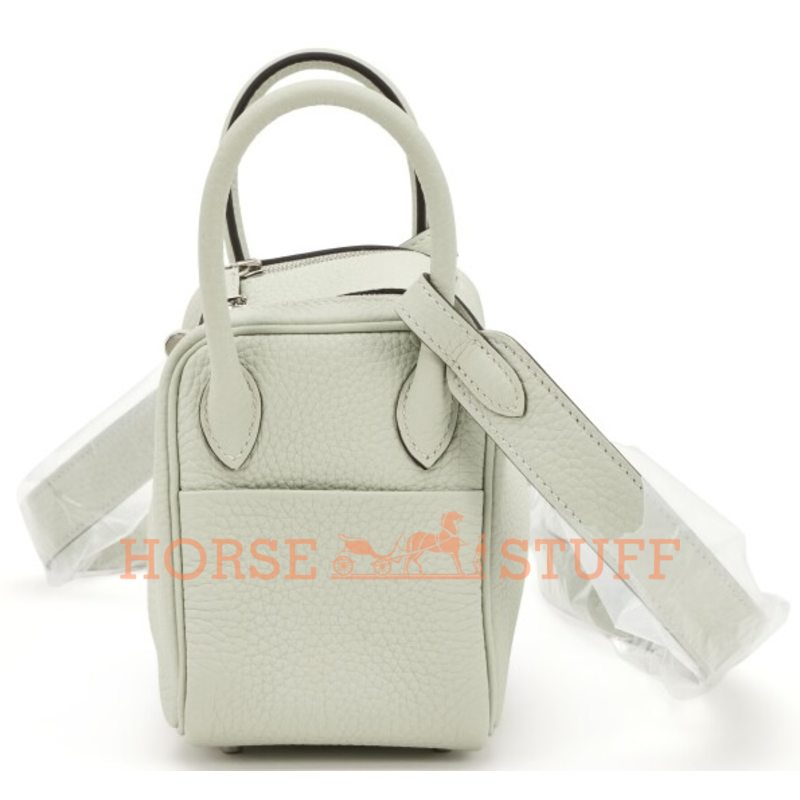 Hermès Lindy Mini Gris Neve Clemence PHW