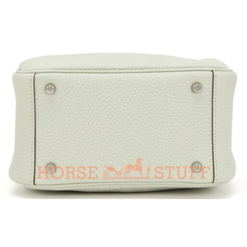 Hermès Lindy Mini Gris Neve Clemence PHW