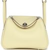 Hermès Lindy Mini Jaune Milton Clemence PHW