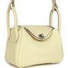 Hermès Lindy Mini Jaune Milton Clemence PHW