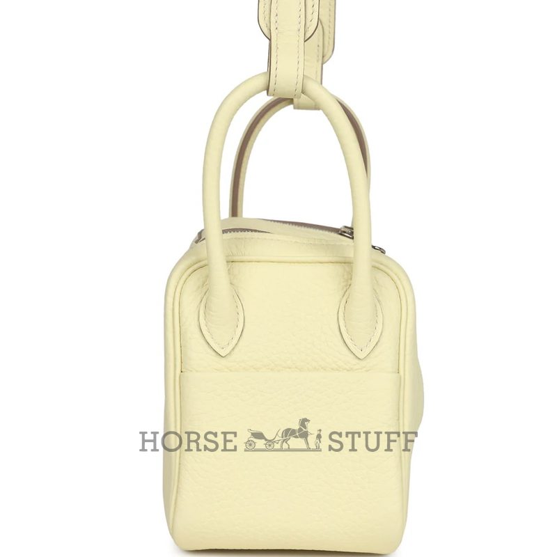 Hermès Lindy Mini Jaune Milton Clemence PHW