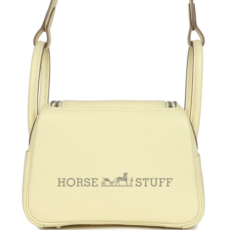 Hermès Lindy Mini Jaune Milton Clemence PHW