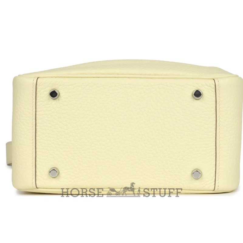 Hermès Lindy Mini Jaune Milton Clemence PHW