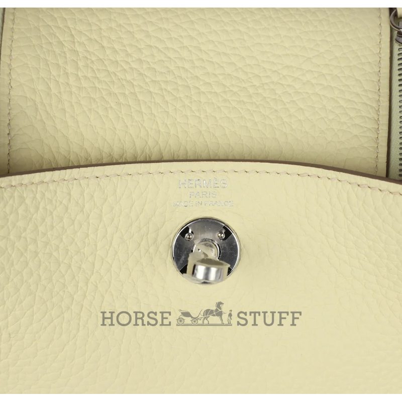Hermès Lindy Mini Jaune Milton Clemence PHW