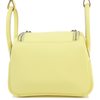 Hermès Lindy Mini Jaune Poussin Clemence PHW