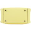 Hermès Lindy Mini Jaune Poussin Clemence PHW