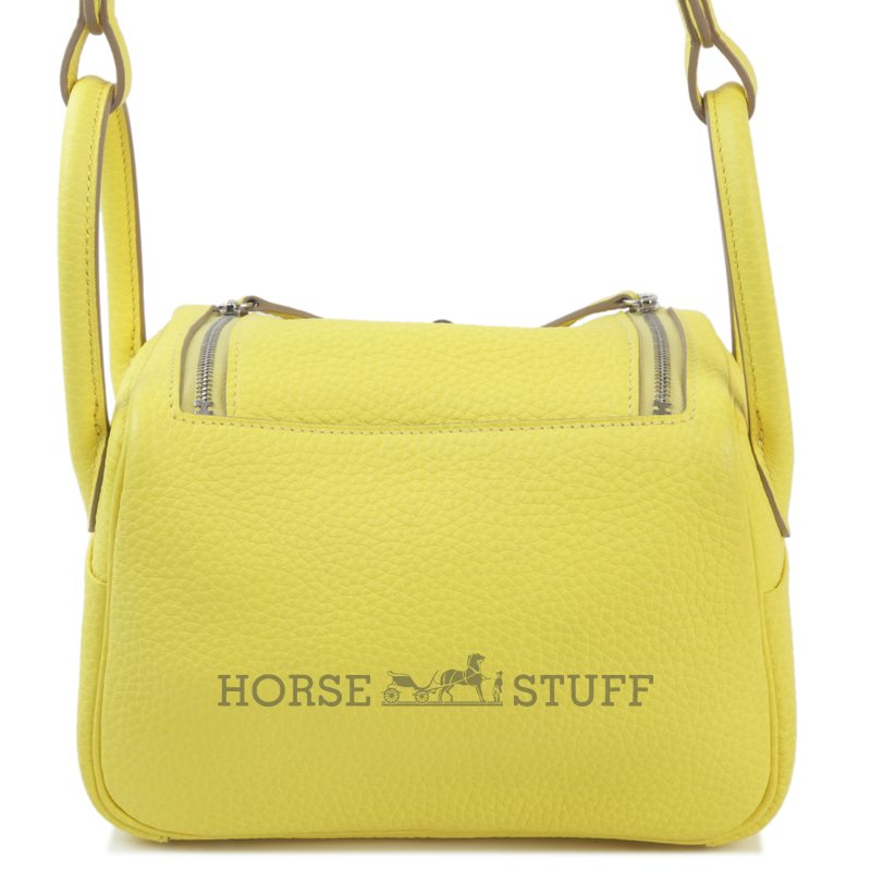 Hermès Lindy Mini Lime Clemence PHW