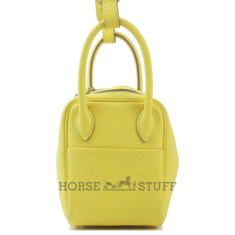Hermès Lindy Mini Lime Clemence PHW