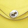 Hermès Lindy Mini Lime Clemence PHW