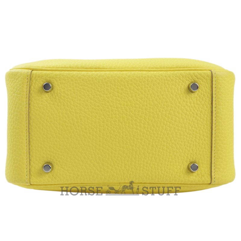 Hermès Lindy Mini Lime Clemence PHW