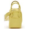 Hermès Lindy Mini Limoncello Clemence PHW