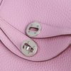 Hermès Lindy Mini Mauve Sylvestre Clemence PHW