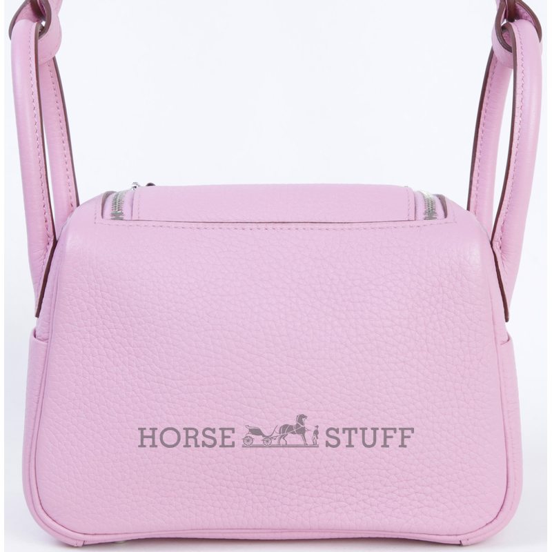 Hermès Lindy Mini Mauve Sylvestre Clemence PHW